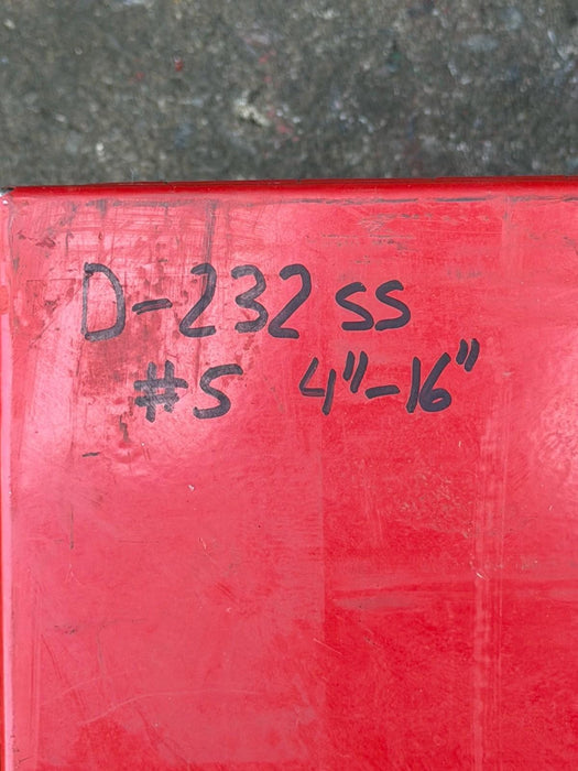 MATHEY DEARMAN D232SS STAINLESS STEEL CHAIN PIPE ALIGNMENT CLAMP 5ft , 4-16” #5