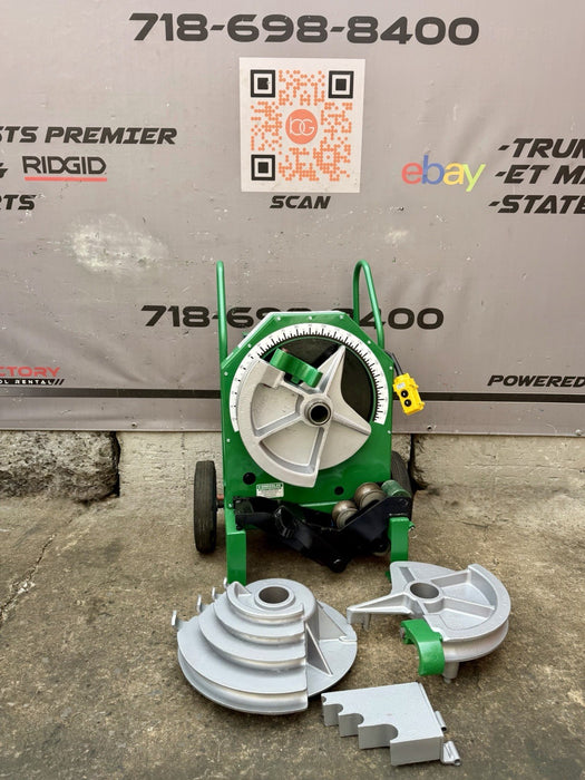 Greenlee 555 Conduit Pipe Bender 1/2"-2" EMT Shoes & Rollers NEW BOARD! BG1