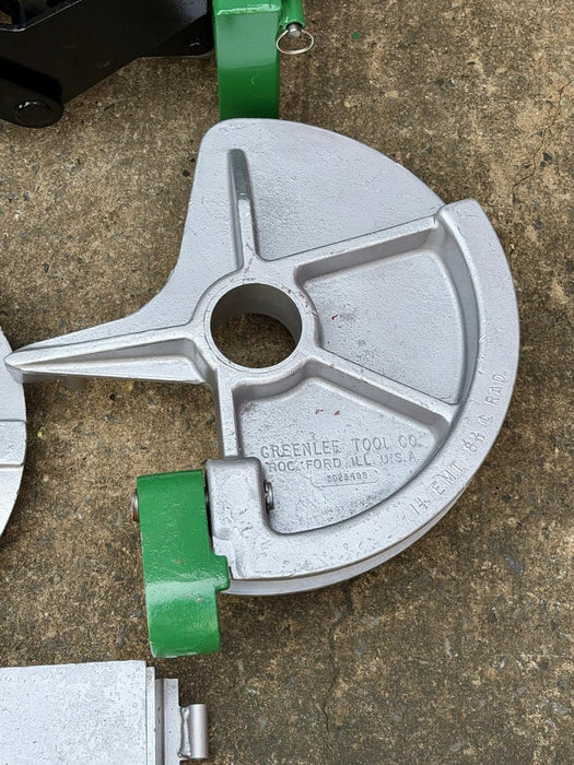 Greenlee 555 Conduit Pipe Bender 1/2"-2" EMT Shoes & Rollers NEW BOARD! BG1