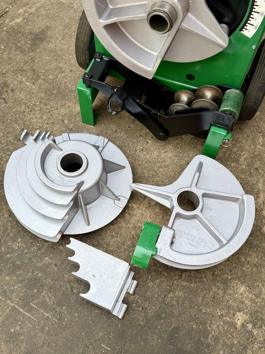Greenlee 555 Conduit Pipe Bender 1/2"-2" EMT Shoes & Rollers NEW BOARD! BG1