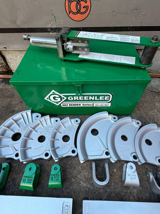 Greenlee 882 Flip Top Hydraulic Bender 1-1/4”-2” EMT Rigid IMC *NICE* 4/27 #2