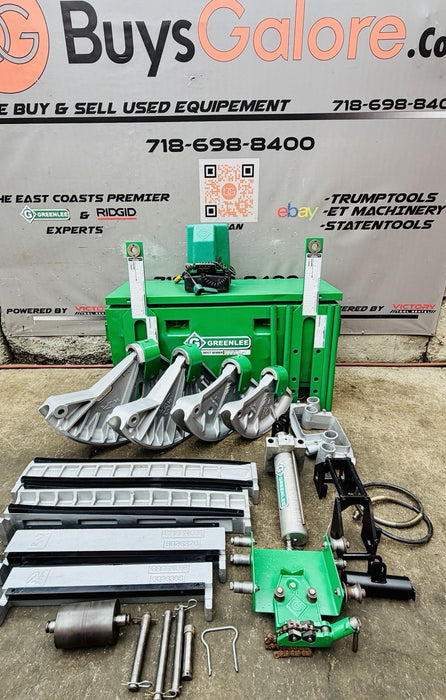 GREENLEE 881CT CAM TRACK Conduit Pipe Bender 2-1/2-4" EMT RIGID IMC, PUMP, TABLE