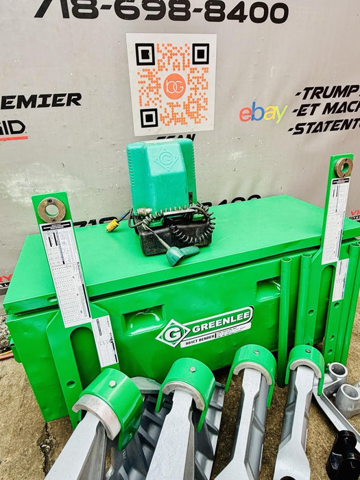 GREENLEE 881CT CAM TRACK Conduit Pipe Bender 2-1/2-4" EMT RIGID IMC, PUMP, TABLE
