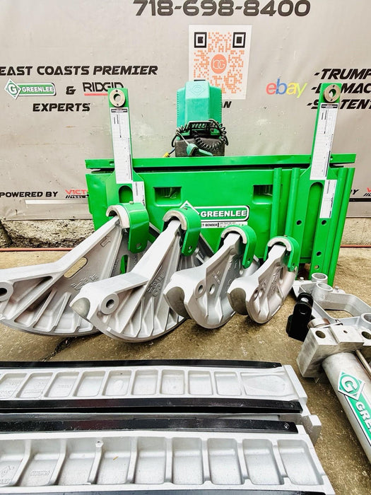 GREENLEE 881CT CAM TRACK Conduit Pipe Bender 2-1/2-4" EMT RIGID IMC, PUMP, TABLE