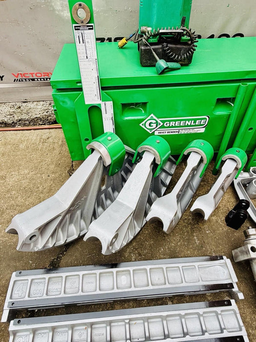 GREENLEE 881CT CAM TRACK Conduit Pipe Bender 2-1/2-4" EMT RIGID IMC, PUMP, TABLE
