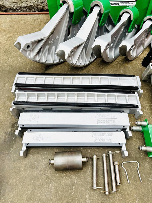 GREENLEE 881CT CAM TRACK Conduit Pipe Bender 2-1/2-4" EMT RIGID IMC, PUMP, TABLE
