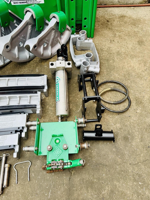 GREENLEE 881CT CAM TRACK Conduit Pipe Bender 2-1/2-4" EMT RIGID IMC, PUMP, TABLE