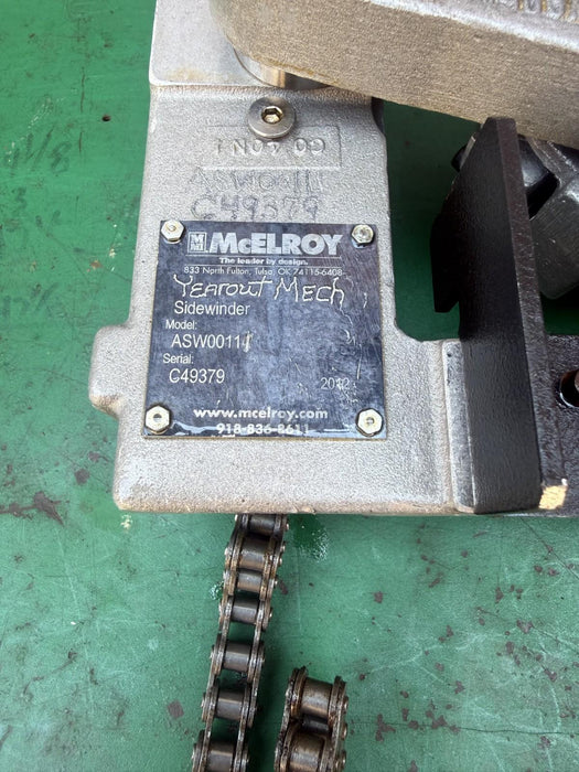 McElroy Fusing Machine Sidewinder  Great Working Condition.
