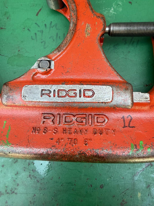 Ridgid HEAVY DUTY  No. 6-S Pipe Cutter  4"-6" Cutting Capacity  Great Shape.
