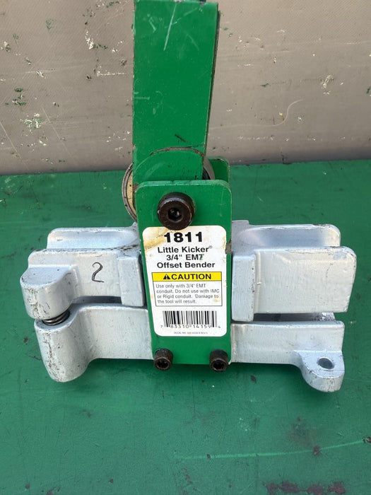 Greenlee 1811 Little Kicker Offset Hand Bender 3/4" EMT Conduit Bender  #2