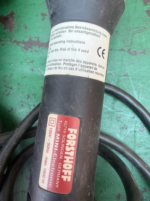FORSTHOFF HOT AIR WELDER  and HAND BLOWER  Works Fine