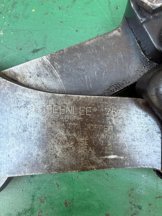 Greenlee 756 Heavy-Duty Ratchet Cable Cutter