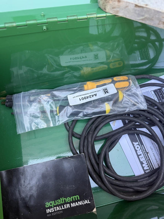 Mc Elroy Aquatherm Socket Heater Plastic Pipe Fusion Kit with Case
