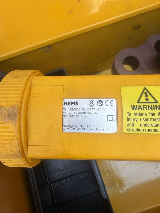 REMS Curvo Electric Pipe Tube Bender 580000