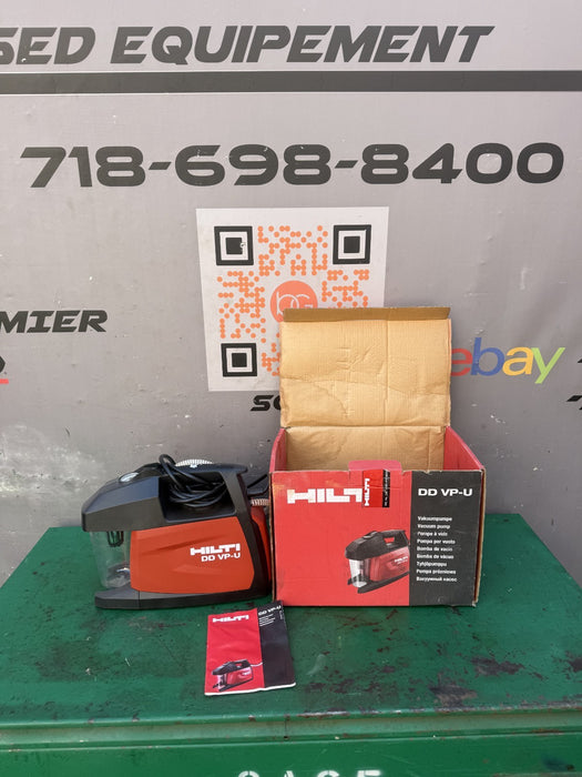 Hilti Vacuum Pump DD VP-U, 120V BRAND NEW IN BOX