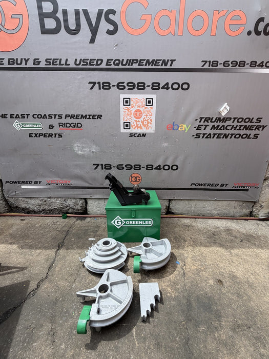 Greenlee 23802 EMT Conduit Bender Shoe Kit Fits 555/555C With Storage Box