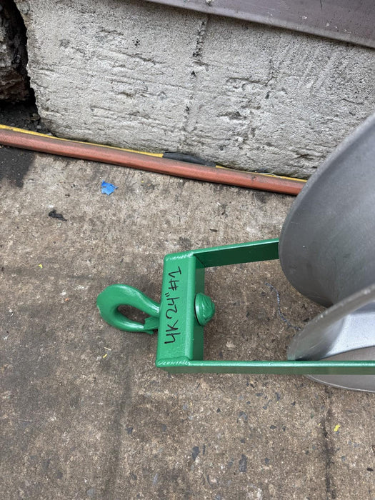 Greenlee 24 inch 4000 lbs 653 Cable Puller Sheave, Hook Type  Great Shape.