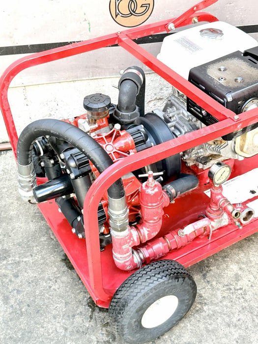 RICE HYDRO DPH-56/250 HYDROSTATIC TEST PUMP 56GPM  250PSI, HONDA 13HP ENGINE #2