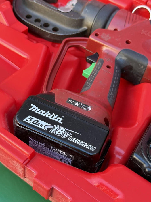 Burndy Patriot 444S Series Battery Actuated Hydraulic Crimping Tool w/ Batteries