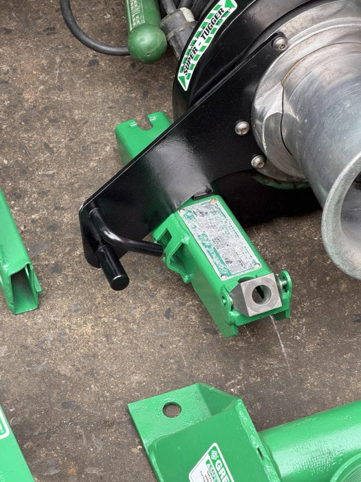 Greenlee 6001 6000 LBS Super Tugger Cable Puller Set Great Condition BG1