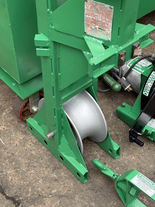 Greenlee 6001 6000 LBS Super Tugger Cable Puller Set Great Condition BG1