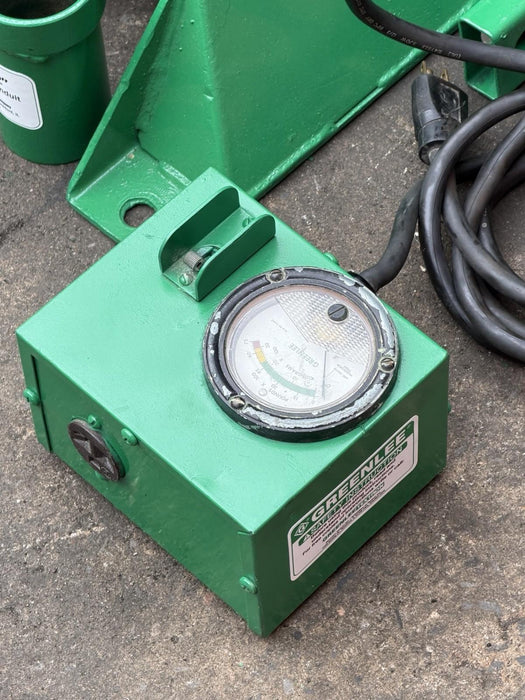 Greenlee 6001 6000 LBS Super Tugger Cable Puller Set Great Condition BG1