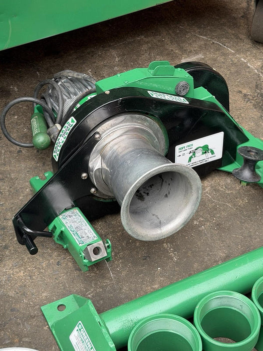Greenlee 6001 6000 LBS Super Tugger Cable Puller Set Great Condition BG1
