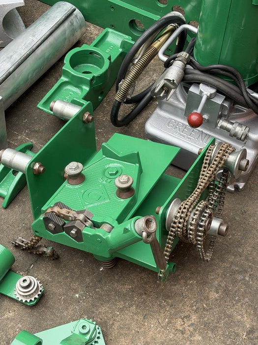 Greenlee 885 Hydraulic Pipe Bender 1-1/4 - 5 Rigid IMC, 960 Pump 1802 Table Mint bg3