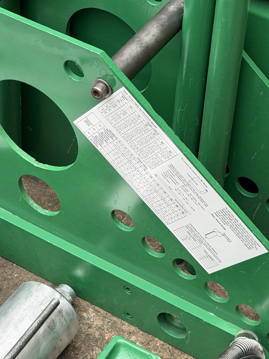Greenlee 885 Hydraulic Pipe Bender 1-1/4 - 5 Rigid IMC, 960 Pump 1802 Table Mint bg3