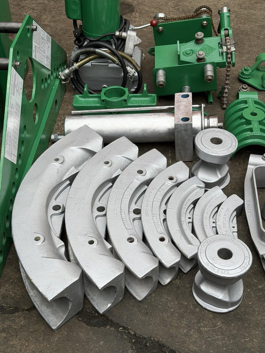 Greenlee 885 Hydraulic Pipe Bender 1-1/4 - 5 Rigid IMC, 960 Pump 1802 Table Mint bg3