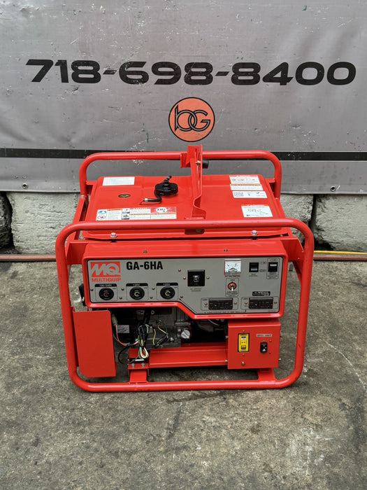 Multiquip MQ Generator GA-6HR  6000 Watts 120/240V Honda Motor Works Great MINT