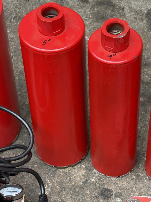 Hilti DD 200 Concrete Diamond Core Drill Rig With Stand, Pump, 4 Bits, Nice  BG4