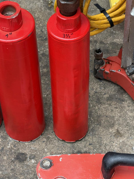 Hilti DD 200 Concrete Diamond Core Drill Rig With Stand, Pump, 4 Bits, Nice  BG4