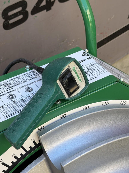Greenlee 555 Conduit Pipe Bender 1/2"-2" RIGID & IMC   Works Great
