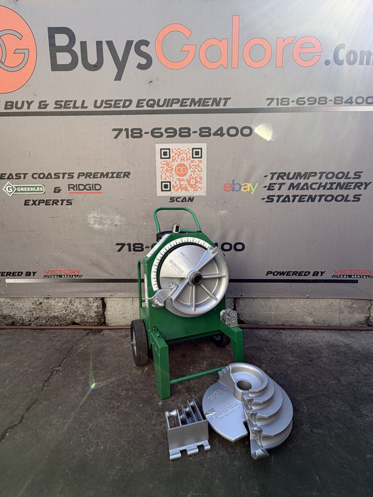 Greenlee 555 Conduit Pipe Bender 1/2"-2" RIGID & IMC  Works Great  BG2