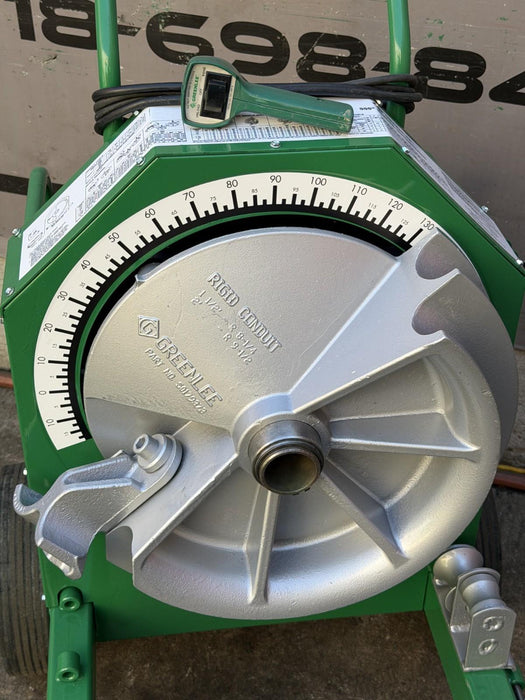 Greenlee 555 Conduit Pipe Bender 1/2"-2" RIGID & IMC  Works Great  BG2