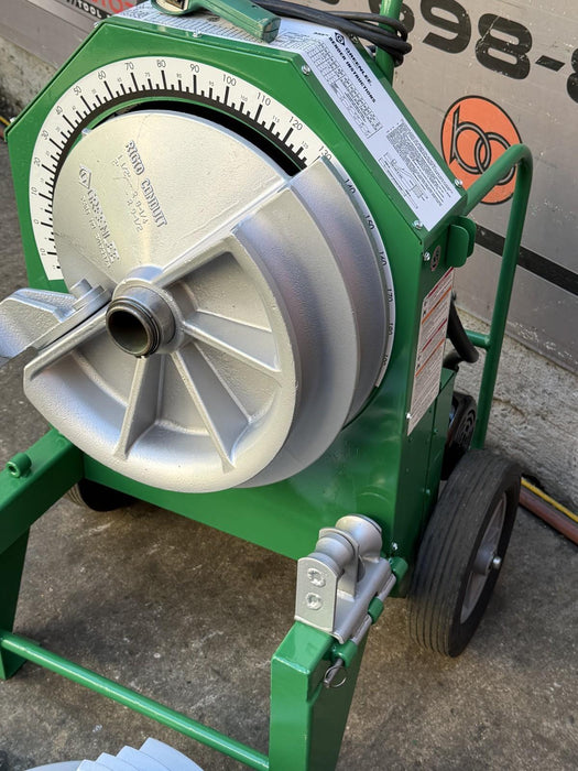 Greenlee 555 Conduit Pipe Bender 1/2"-2" RIGID & IMC  Works Great  BG2