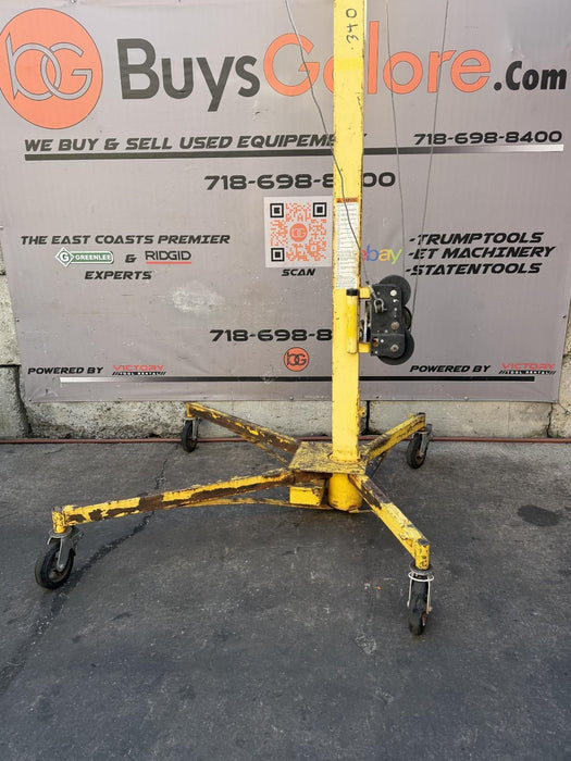 Roust-a-Bout R-250 1500lb 25 feet Hand Lift. Works Fine.