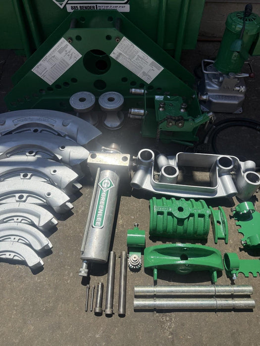 Greenlee 885 Hydraulic Pipe Bender 1 1/4”- 5 Rigid IMC, 960 Pump *New Seals*
