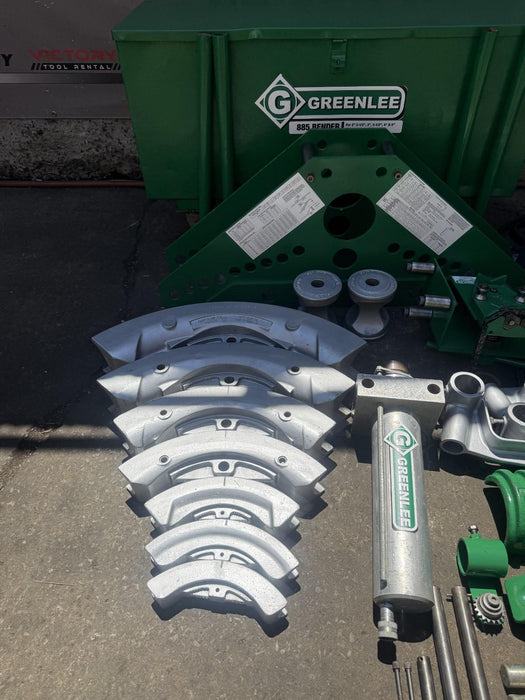 Greenlee 885 Hydraulic Pipe Bender 1 1/4”- 5 Rigid IMC, 960 Pump *New Seals*
