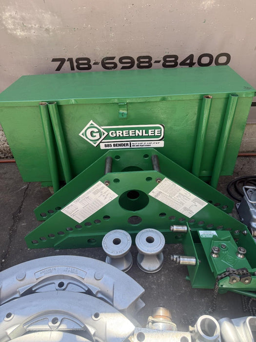 Greenlee 885 Hydraulic Pipe Bender 1 1/4”- 5 Rigid IMC, 960 Pump *New Seals*