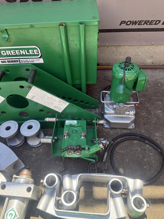 Greenlee 885 Hydraulic Pipe Bender 1 1/4”- 5 Rigid IMC, 960 Pump *New Seals*