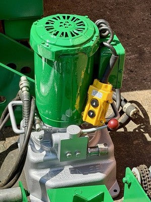 Greenlee 885 Hydraulic Pipe Bender 1-1/4 - 5 Rigid IMC, 960 Pump 1802 Table Mint
