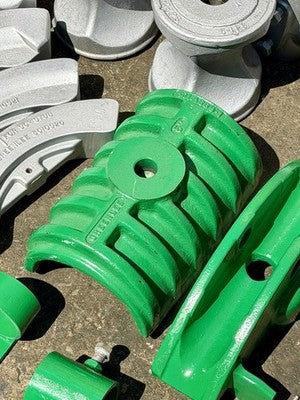 Greenlee 885 Hydraulic Pipe Bender 1-1/4 - 5 Rigid IMC, 960 Pump 1802 Table Mint