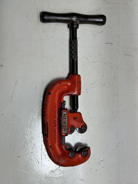 RIDGID PIPE CUTTER Model 42A Heavy Duty 4 Wheels  3/4 INCH TO 2 INCHES #1