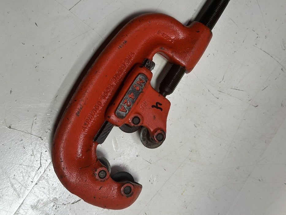 RIDGID PIPE CUTTER Model 42A Heavy Duty 4 Wheels  3/4 INCH TO 2 INCHES #4