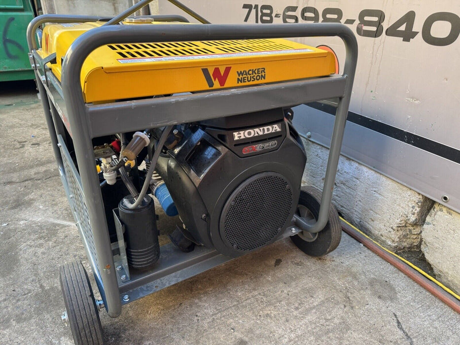 Wacker Neuson GPS9700  10,000 Watt Portable Generator Wheels 25 HRS