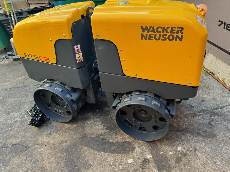 2018 Wacker Neuson RTSC3 Remote Controlled Trench Compactor Roller 401 Hrs VIDEO