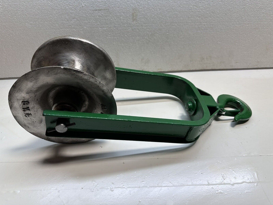 Greenlee 650 Cable Puller Sheave Hook - 6 inch For Tugger Puller #8 ...