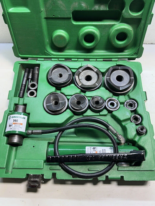 Greenlee 7310SB Slug Buster KO Knockout Punch Set 1/2" - 4" , 767 Pump, Case #10